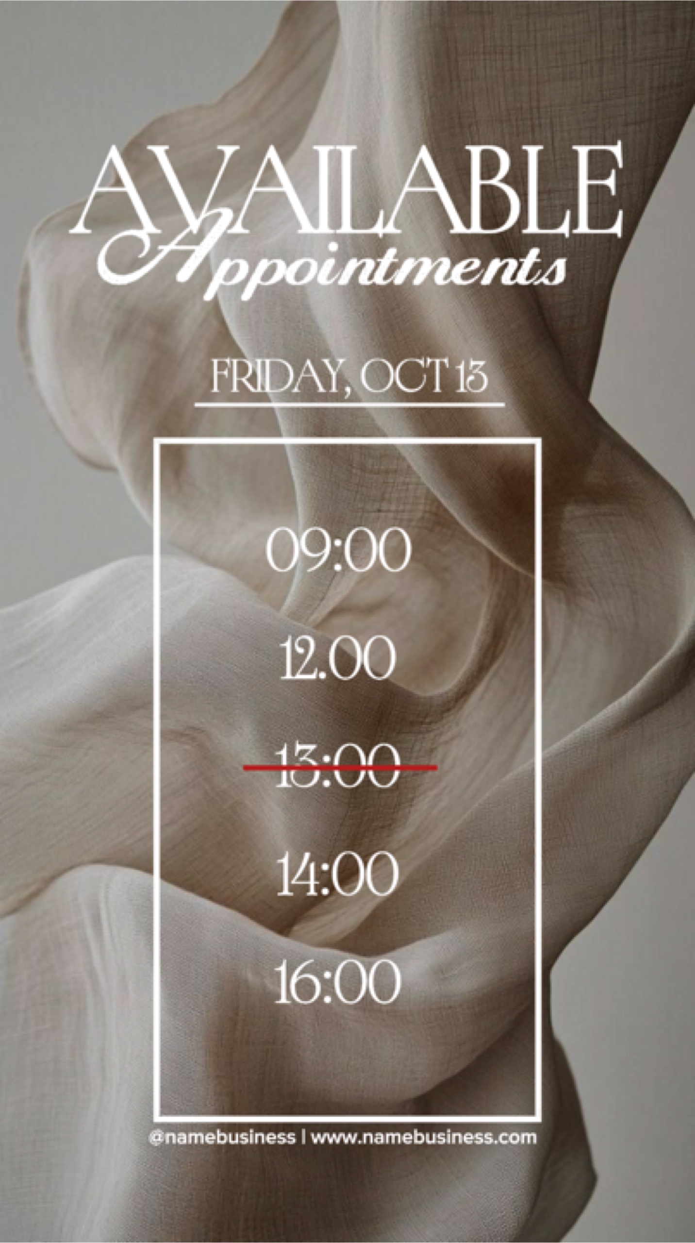 AVAILABLE SCHEDULE
