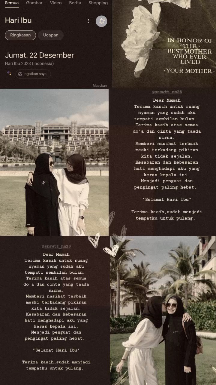 Hari ibu 22 Desember