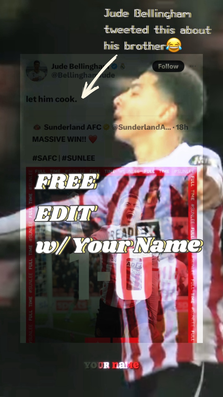 Jobe Bellingham Edit