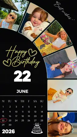HBD DAUGHTER 22 JUNE