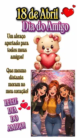 feliz dia do amigo