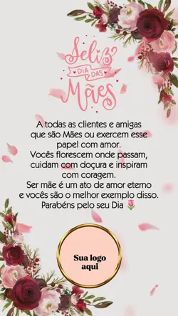 Homenagem Mães Loja
