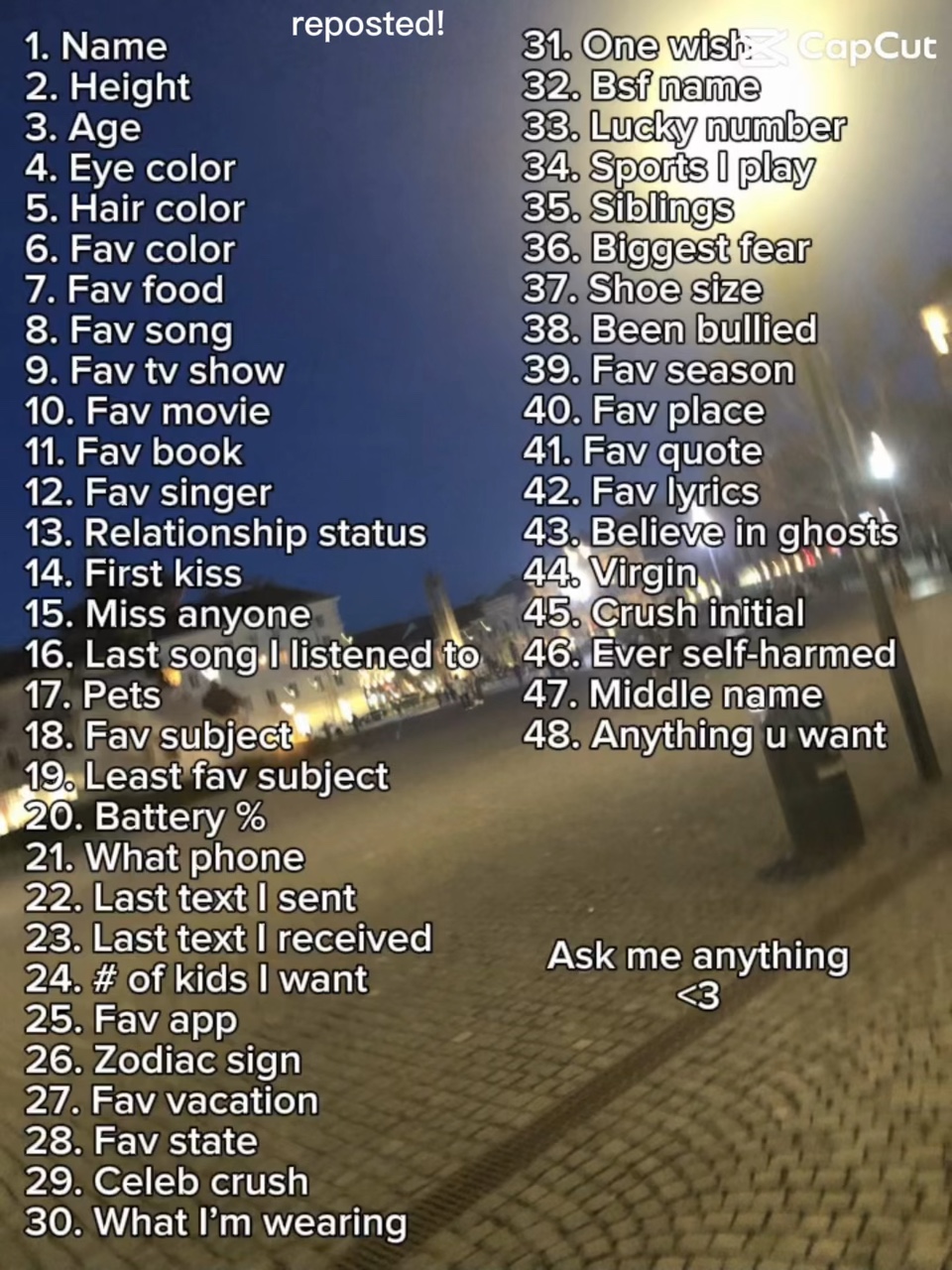 Ask me anything 💗