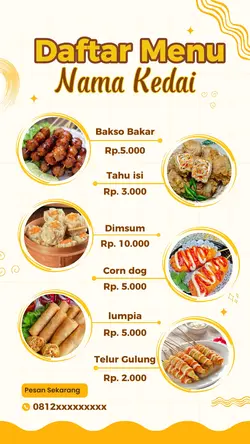 Daftar Menu 