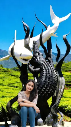 patung buaya 