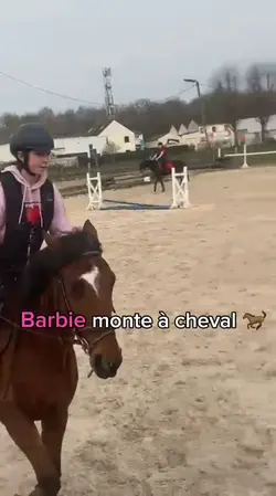 Barbie a cheval