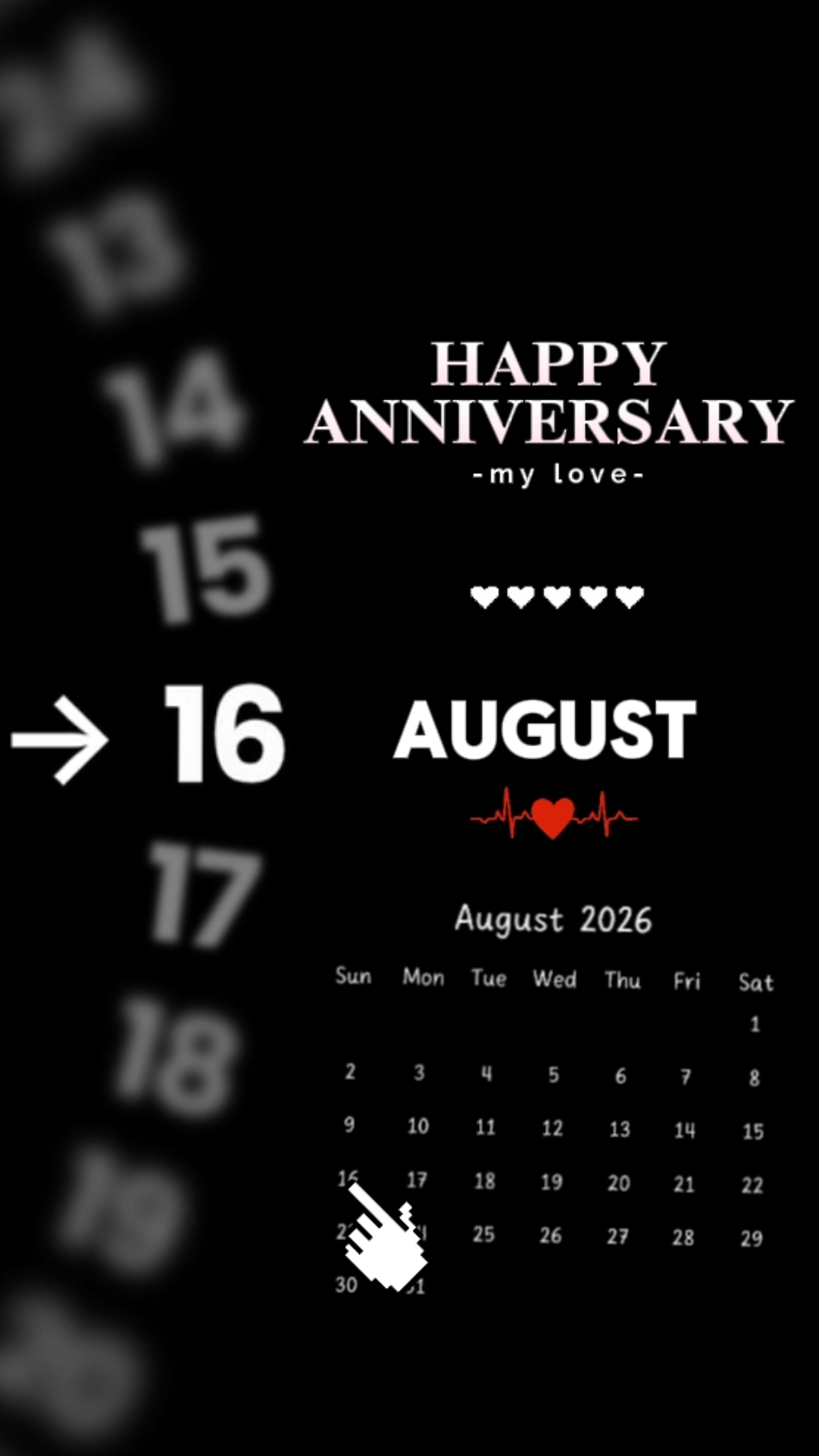 ANNIV 16 AUG 2026