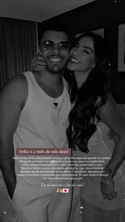 2 mês de namoro
