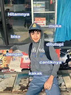 Hitamnya muka 