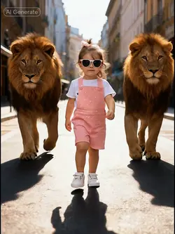 Lion bodyguard