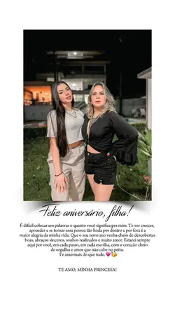 parabéns filha