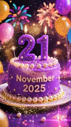 Birthday 21 nov 2025