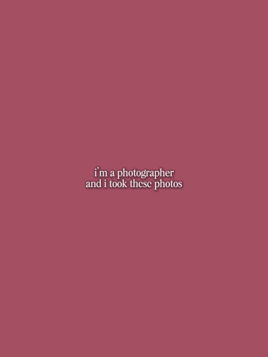 Soy fotógrafo 