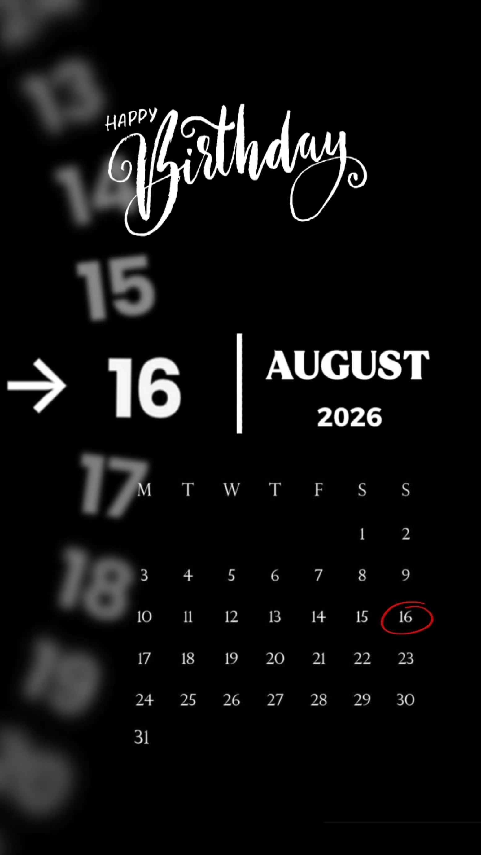 ULANG TAHUN 16 AGUSTUS 