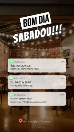 Bom dia sabadou
