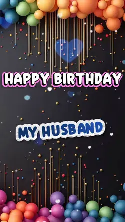 Hbd my husband