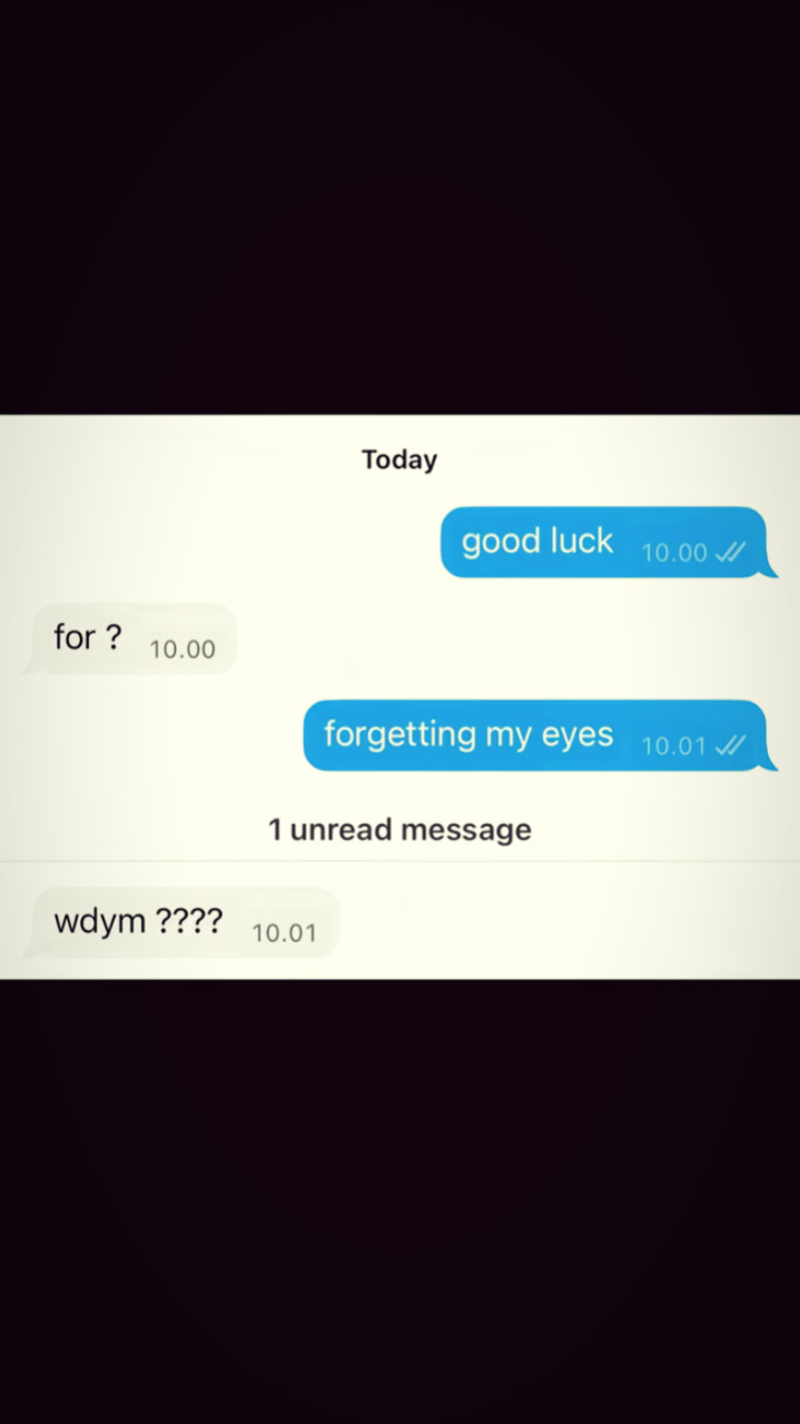 Viel Glück beim Vergessen