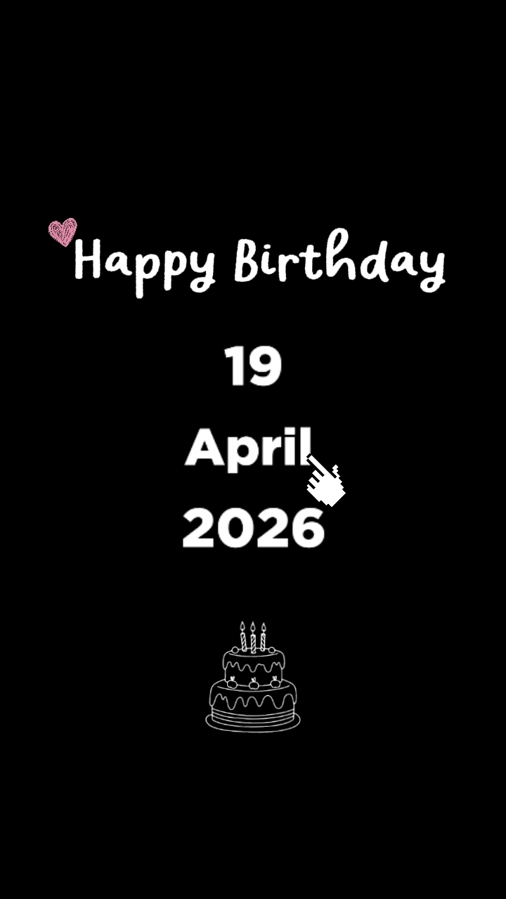 HBD KAKAK 19 APRIL