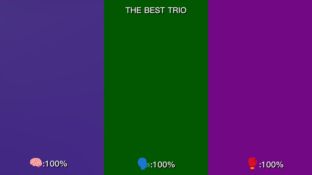 100% trio 