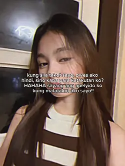 kung sila takot sayo