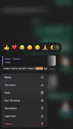 makin lama sendiri