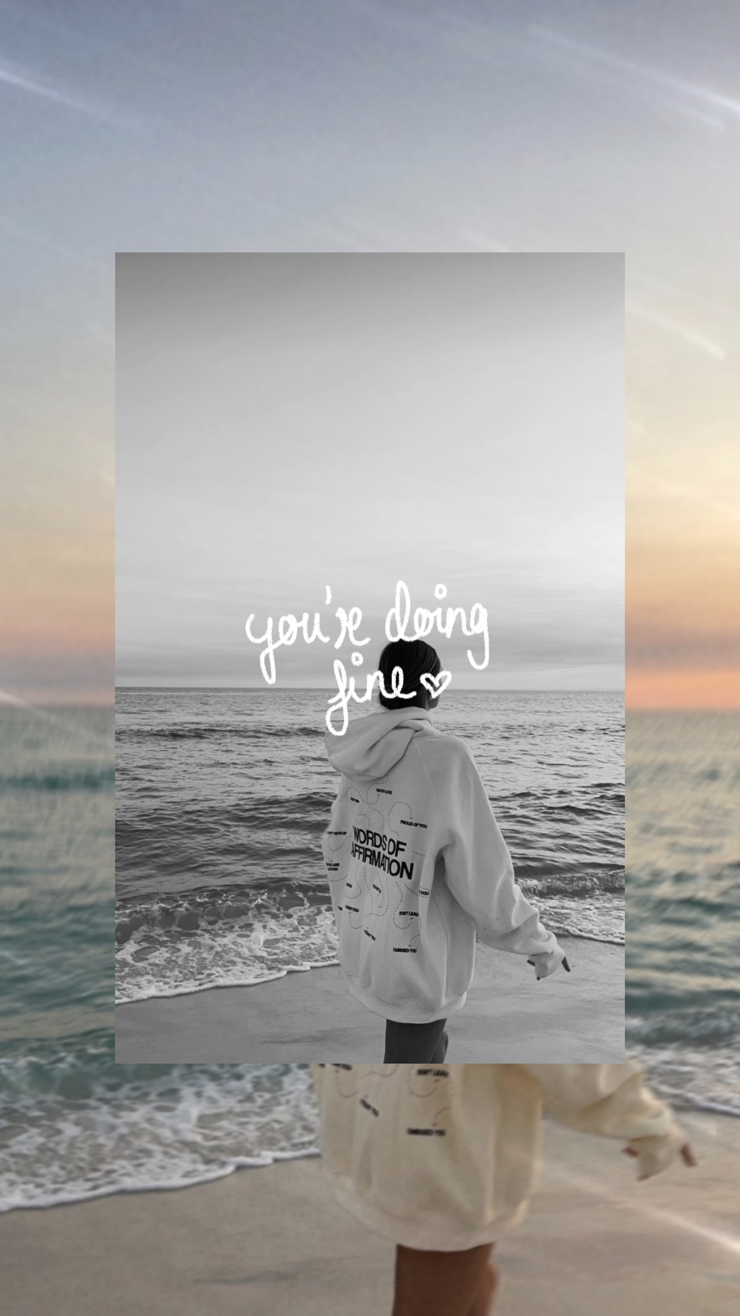 you’re doing fine 💗