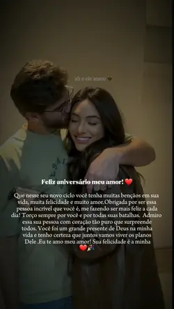 Parabéns meu amor