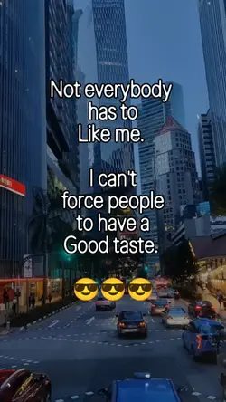 Not everybody has to