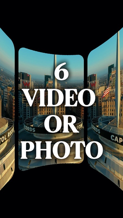 6 videos or photo 