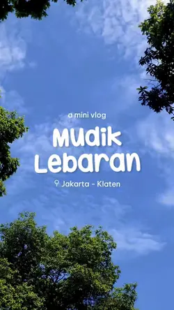 vlog mudik lebaran