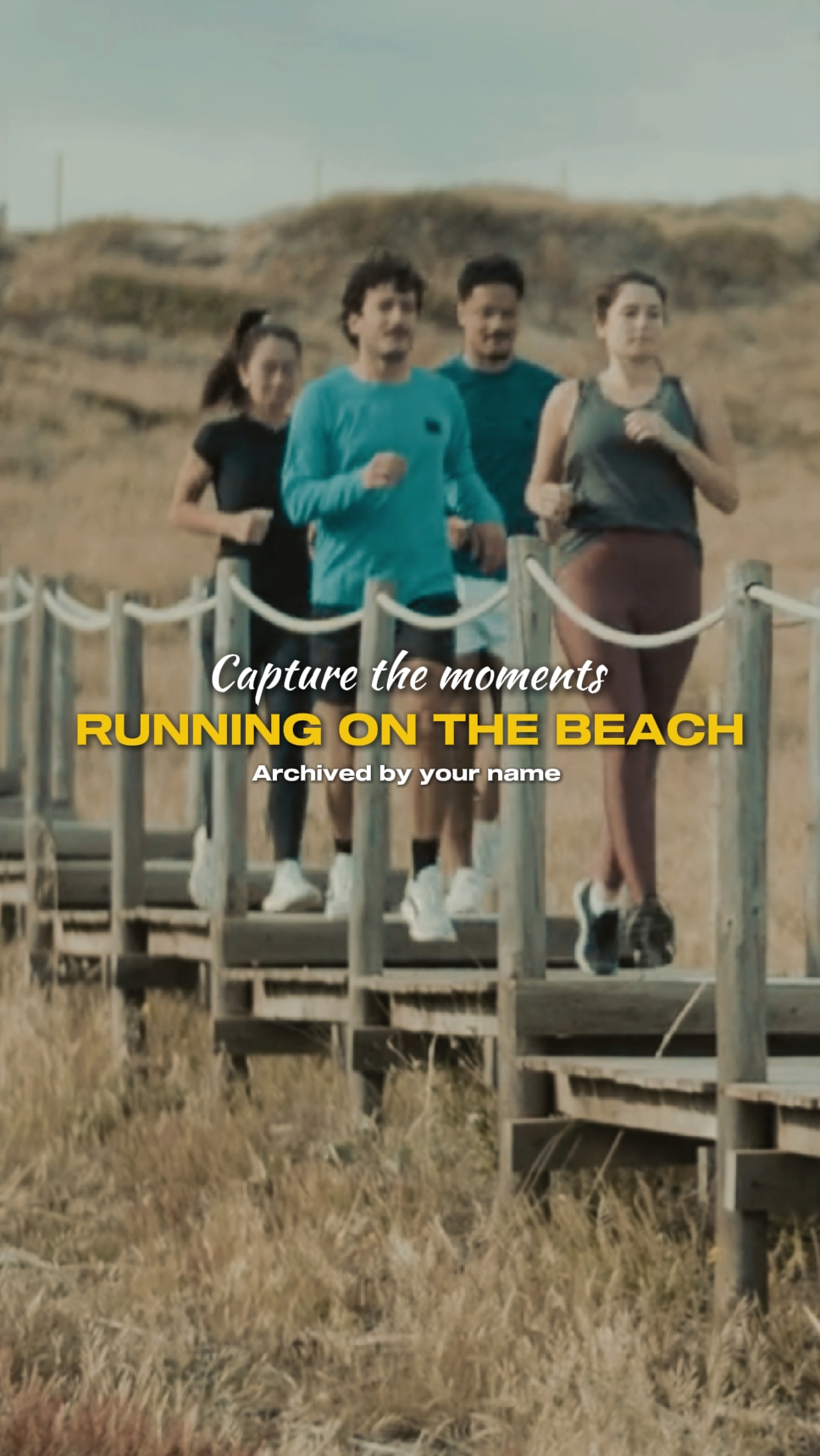 Courir sur la plage
