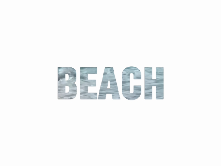 Pag-slowmotion sa beach