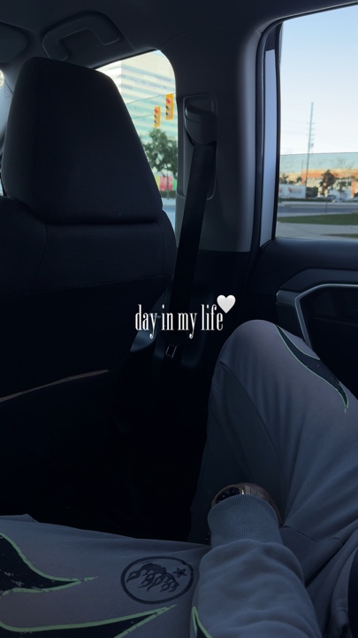 day in my life 🤍