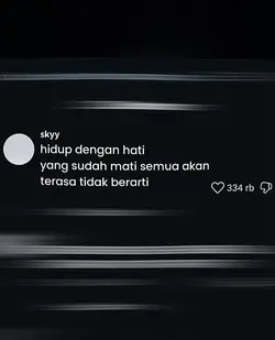 semua tidak berarti