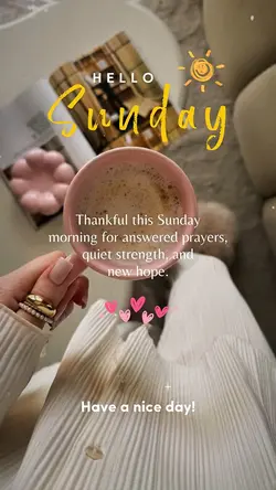 Hello Sunday 🌸