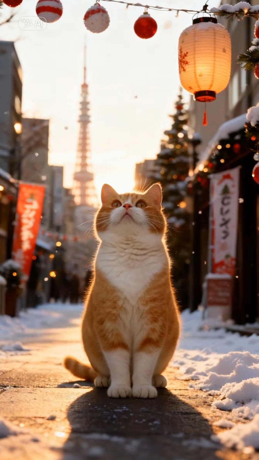 Mascota nieve navidad