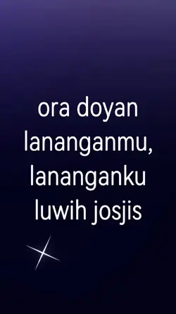 ora doyan lananganmu