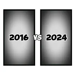 2016 vs 2024