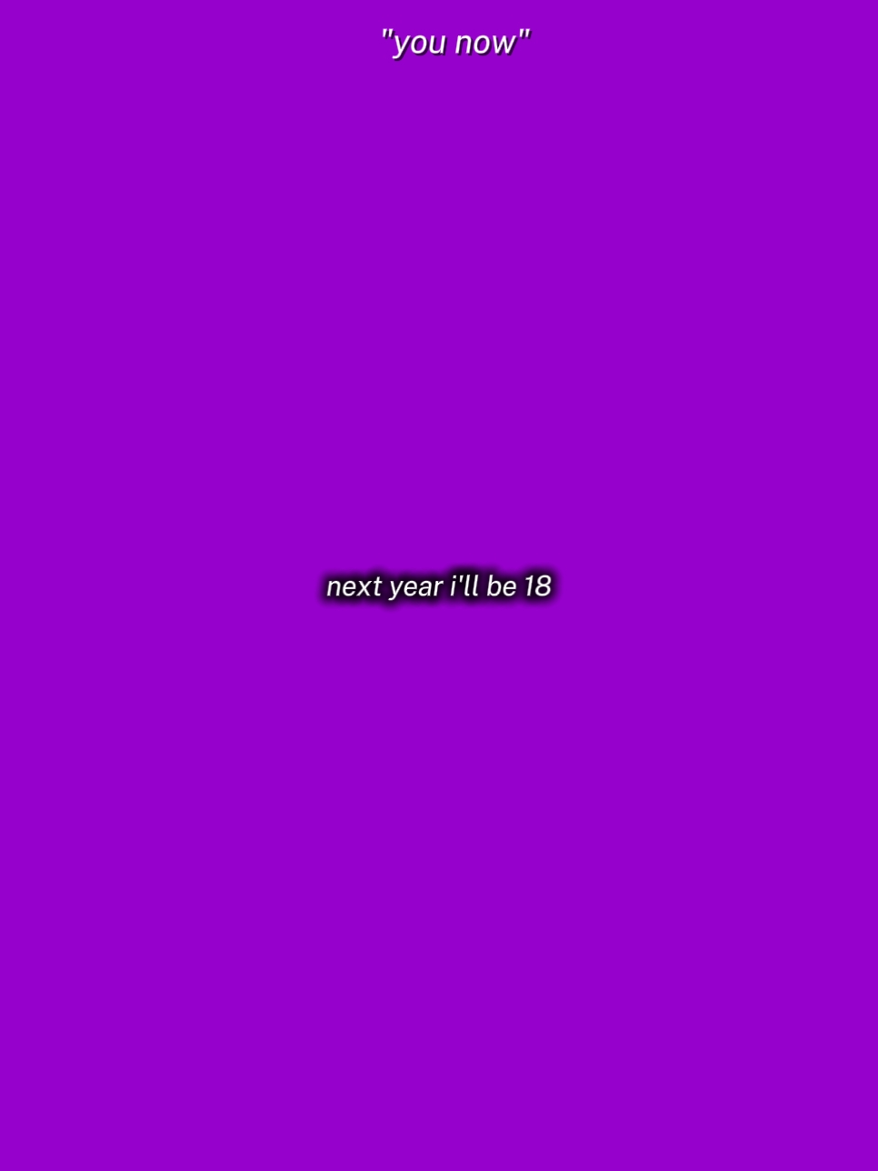 NO PRÓXIMO ANO FAREI 14 ANOS