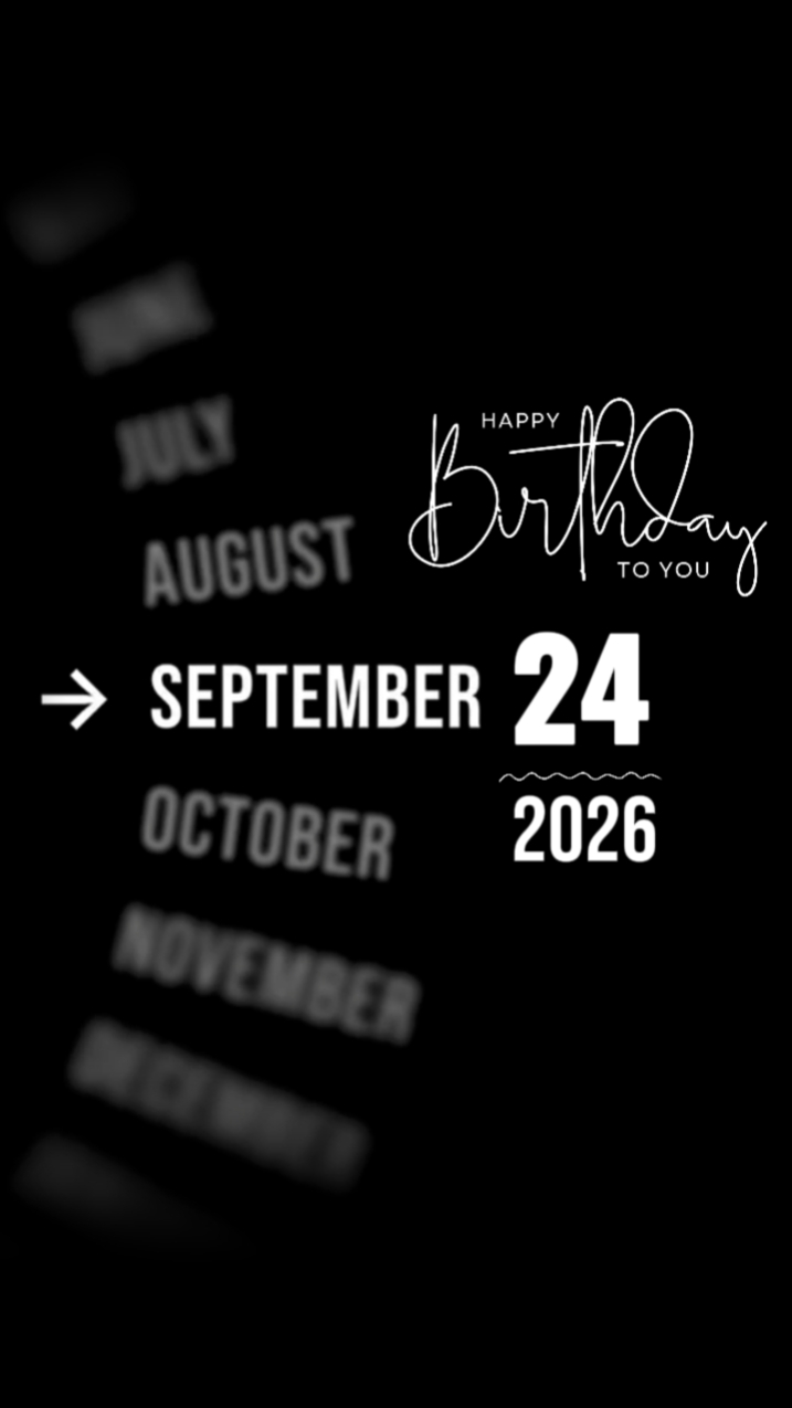 BDAY BRUDER 24 SEPT