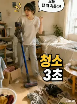 오늘은 진짜 집 싹 치운다!