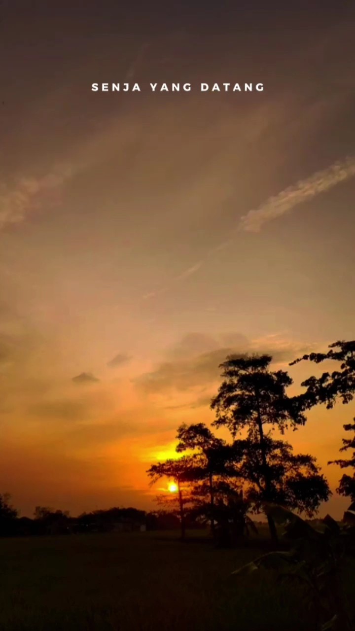 Senja Yang Datang Di