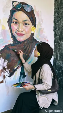 Melukis diri sendiri