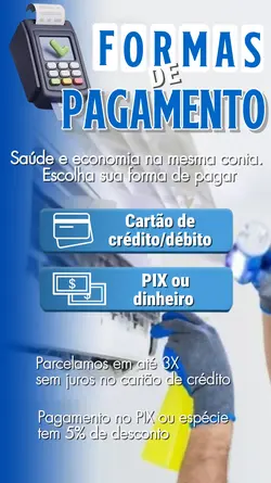 FORMAS DE PAGAMENTO 