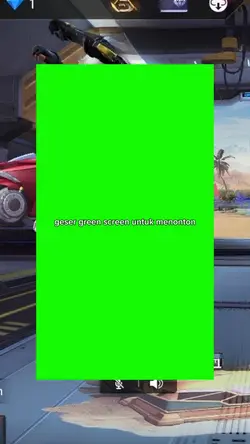green screen geser 