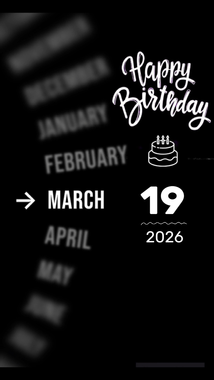 BDAY SON 19 MARCH 