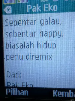 sebentar galau, 