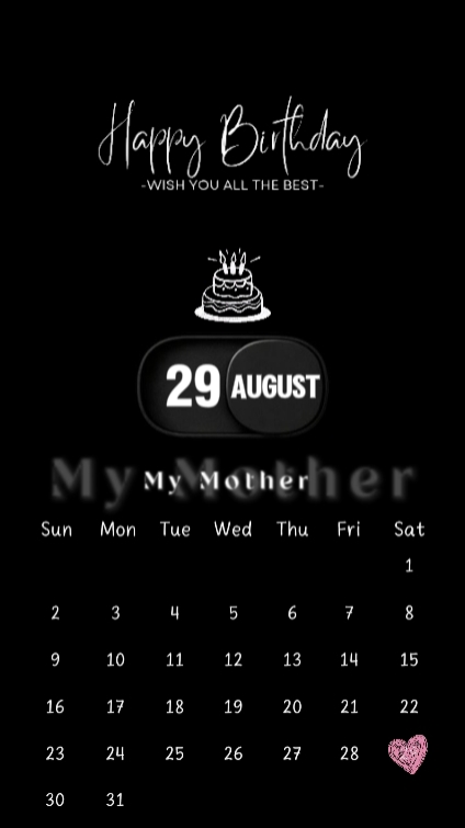 Hbd mom 29 august 