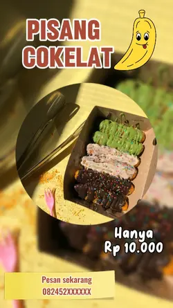 Jualan Pisang Coklat