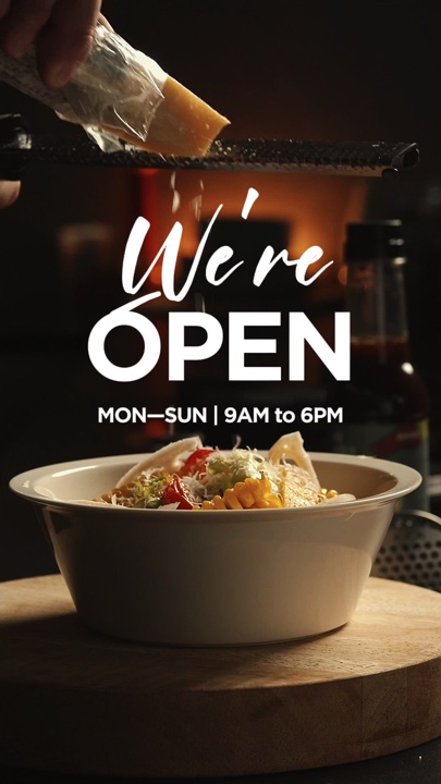 We Are Open